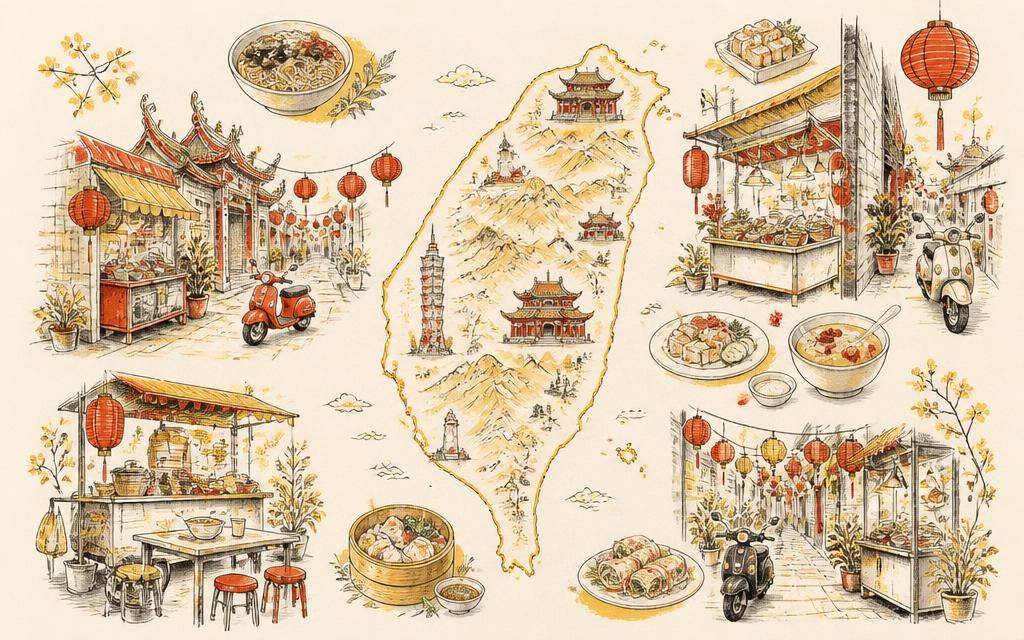 台北夜市小巷蔬食地圖